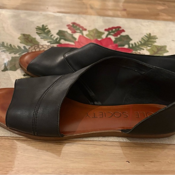 Sole Society Black Womens Sandals - Picture 3 of 4